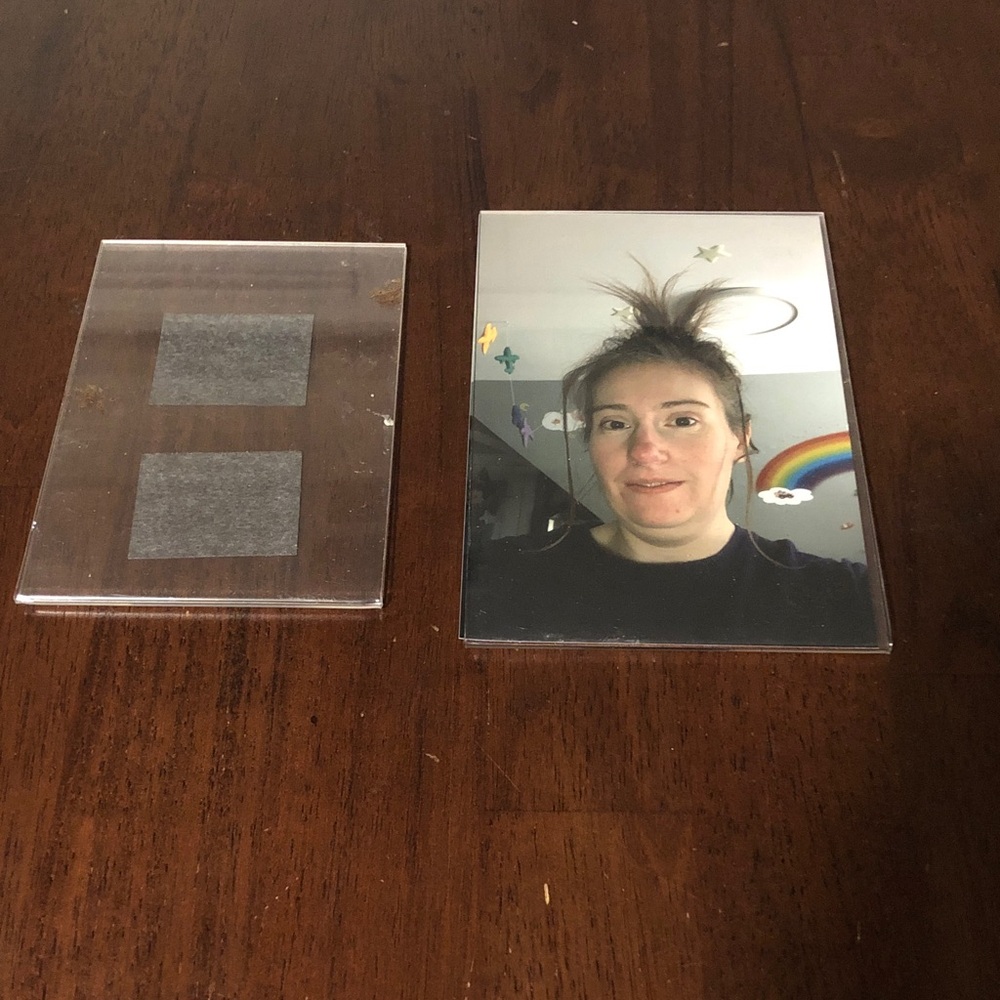 Clear Acrylic Magnetic Photo Frame Set